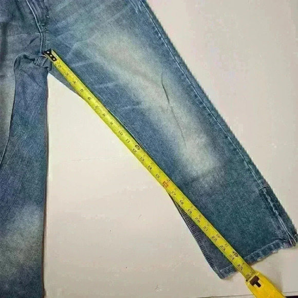 Buffalo David Bitton Light Denim Cropped Denim Zipper Along Ankle Size 31 - Picture 10 of 10